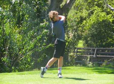 Brant Schenk shot a 3-over 75 to tie for fourth on a windy Monday in Palmdale. (Photo by Dave Loveton)