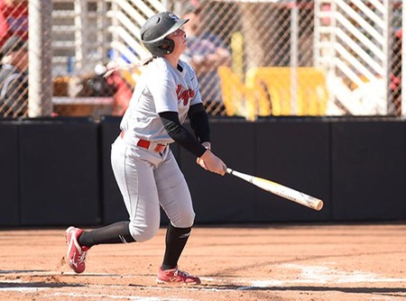 Shortstop Aly Richter had two homers and seven RBIs, boosting her team-leading totals to six HRs and 31 RBIs. (Photo by Ken Sciallo / Sevilla Photography)
