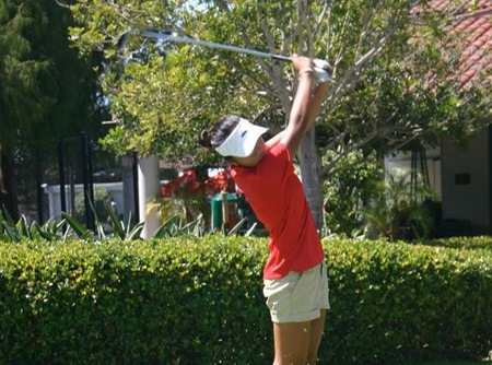 Tiffany Huang was SBCC's No. 2 scorer, shooting 85 and 87 at Morro Bay GC. (Photo by Kim Schuck)