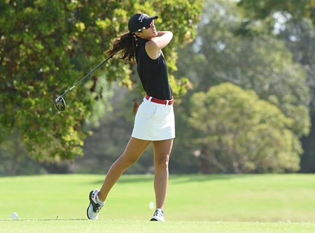 Stephanie Farouze tied for sixth in the North-South Invitational, shooting 78 and 82 at Morro Bay GC. (Photo by Ken Sciallo / Sevilla Photography)