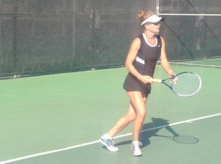 Monica Kunz worked 2 1/2 hours for a 7-6 (9), 7-6 (4) victory.