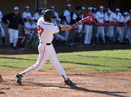 Outfielder Nick Trifiletti went 2-5 with three RBIs, including a two-run double in a seven-run third inning. (Photo by Ken Sciallo / Sevilla Photography)