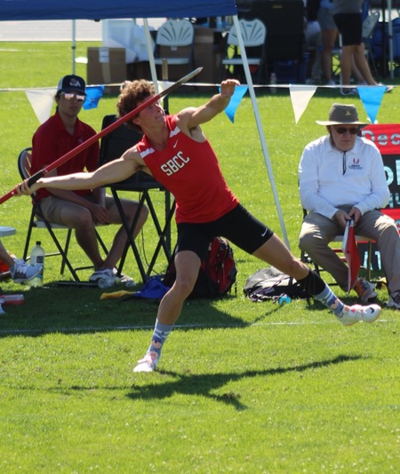 Ryan Gregory takes 2nd in javelin as part of CCCAA decathlon state championship
